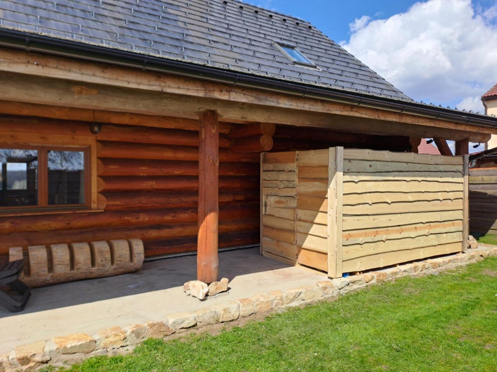 Wellness Srub U Holubu Villa Malsice Exterior photo