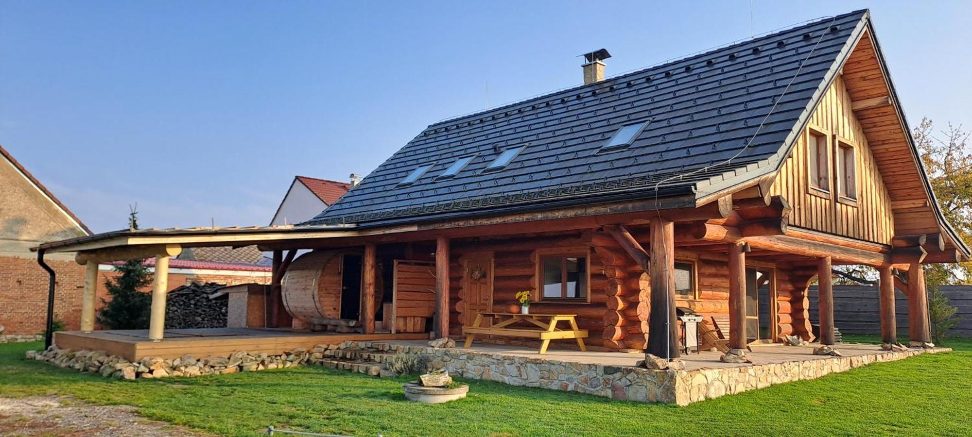 Wellness Srub U Holubu Villa Malsice Exterior photo