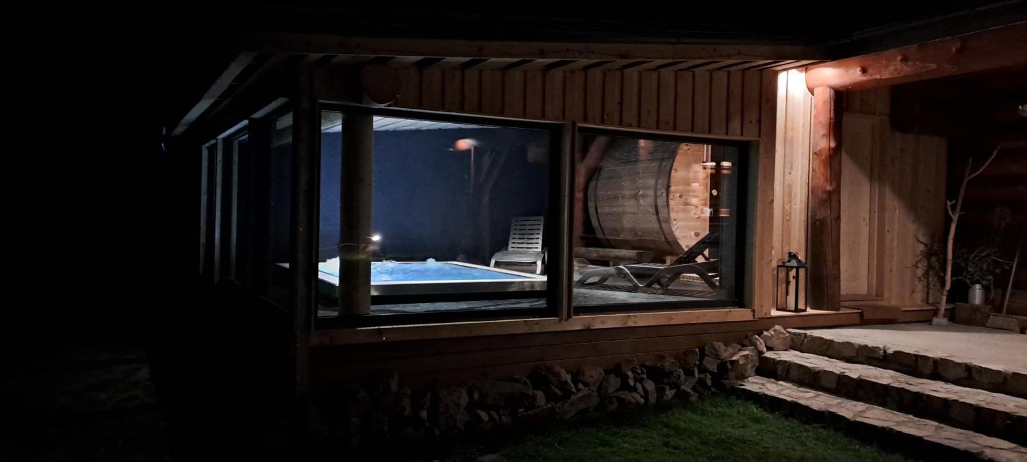 Wellness Srub U Holubu Villa Malsice Exterior photo